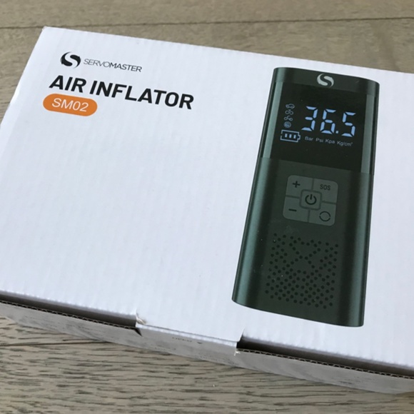 Digital Tire Inflator Portable Tire Compressor, Cordless Air Inflator LED Light - Picture 7 of 7